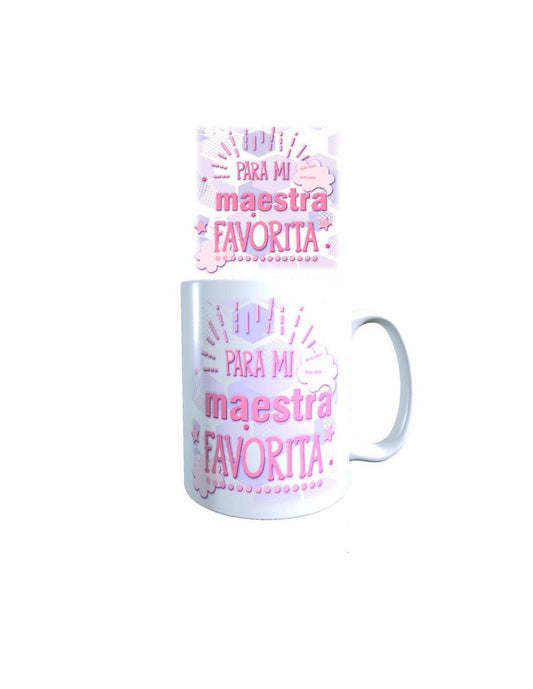 TAZA FRASE PARA MI MAESTRA FAVORITA