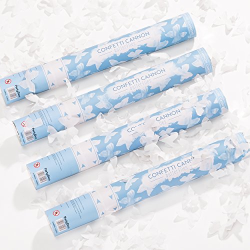 CAÑÓN CONFETI DE MARIPOSAS 40CM