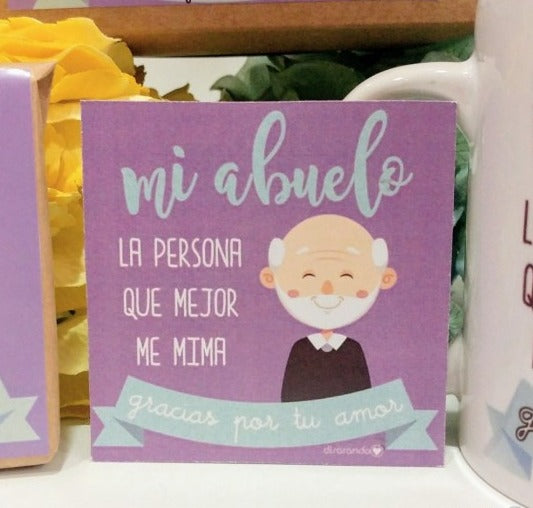 Kit Abuelo "Mi Abuelo, La Persona Que Mejor Me Mima..."