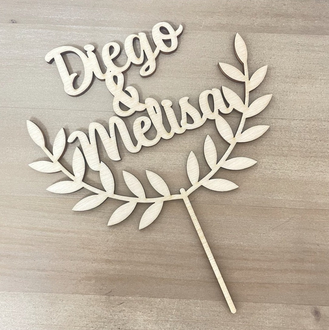 Topper Tarta de Novios