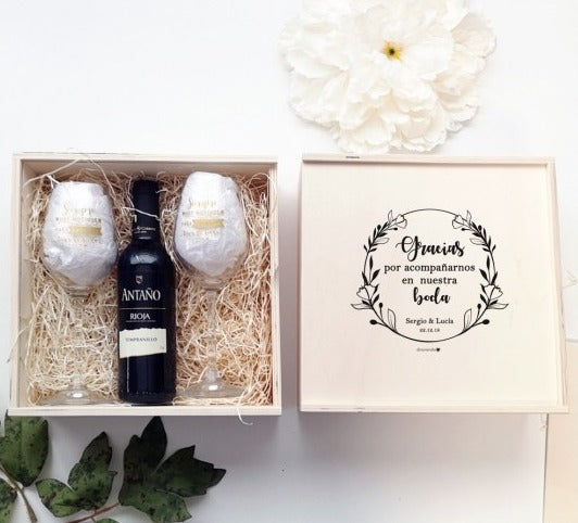 Caja Madera Doble Vino