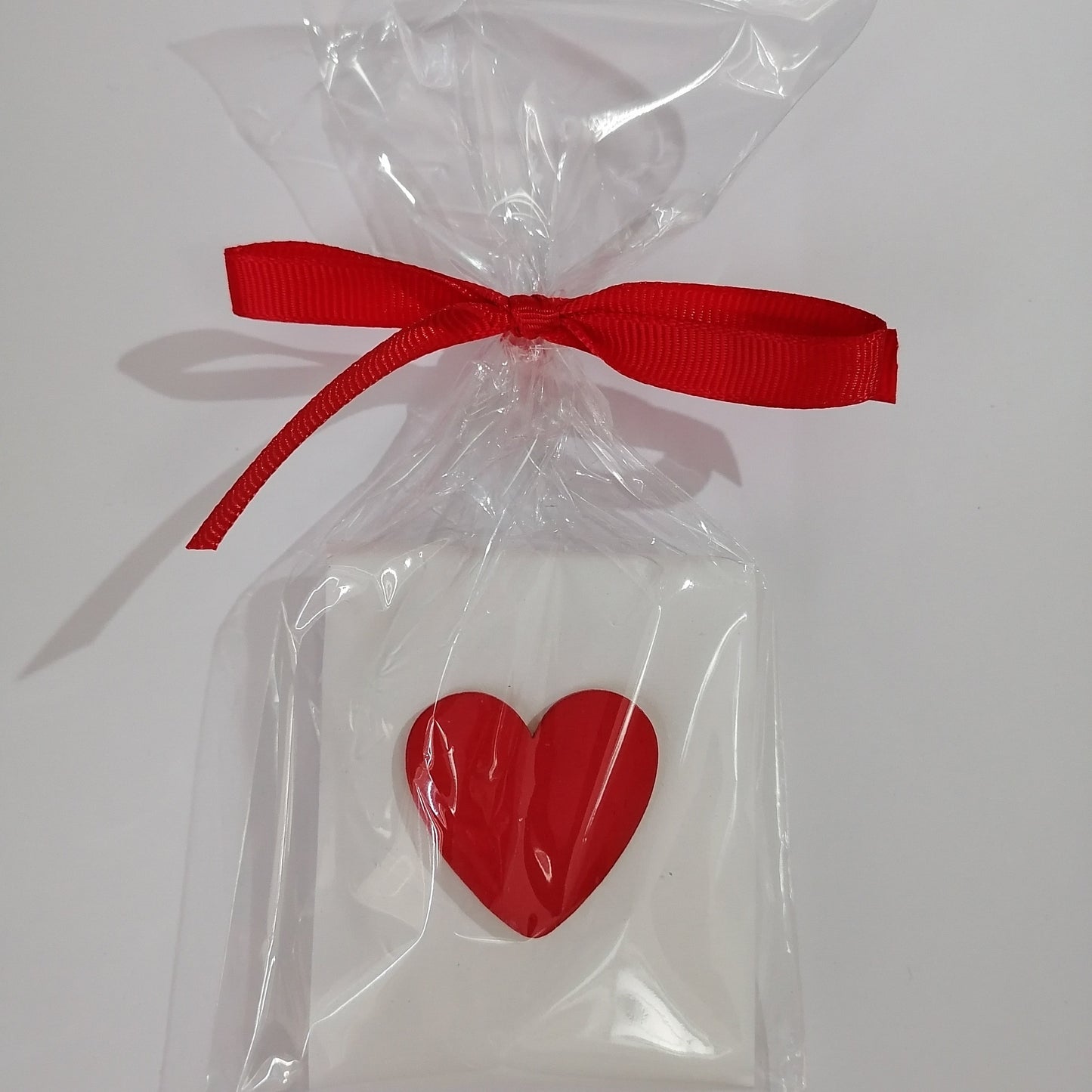 PACK 2 JABONES+ CORAZÓN EN BOLSA DE REGALO + LAZO