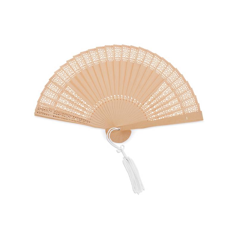 ABANICO MADERA SÁNDALO