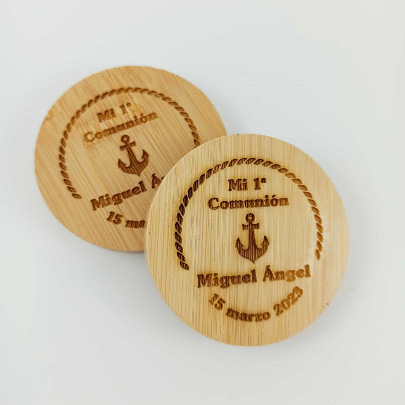 Abridor Bambú personalizado Comunión