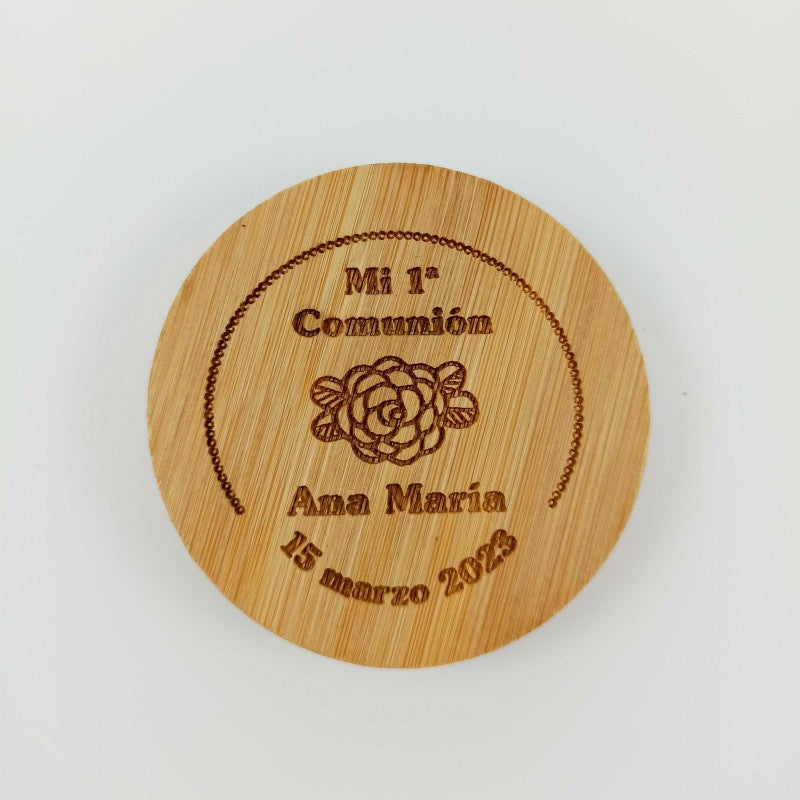 Abridor Bambú personalizado Comunión