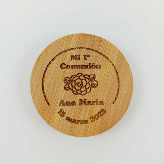 Abridor Bambú personalizado Comunión