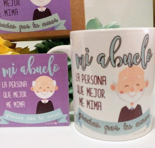 Kit Abuelo "Mi Abuelo, La Persona Que Mejor Me Mima..."
