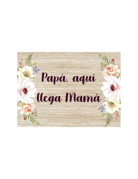 Cartel Personalizado Boda