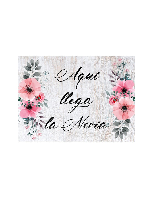 Cartel Personalizado Boda