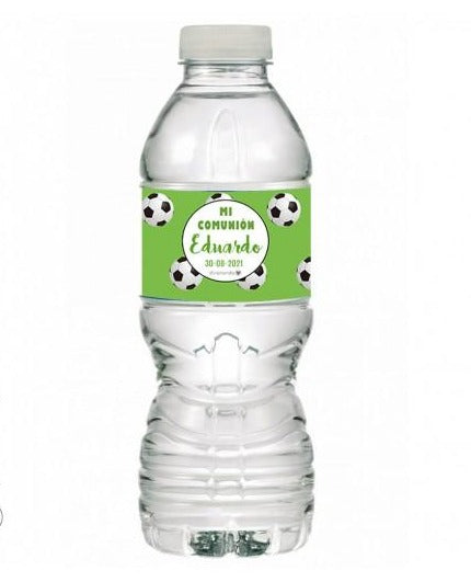 Botella Agua Personalizada Modelo Fútbol