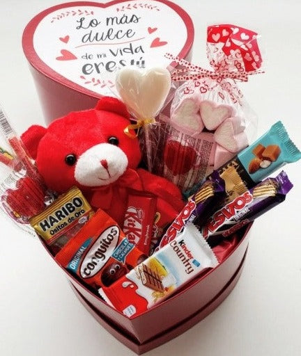 Caja Corazón "Lo Más Dulce De Mi Vida Eres Tú"