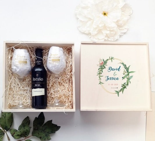 Caja Madera Doble Vino