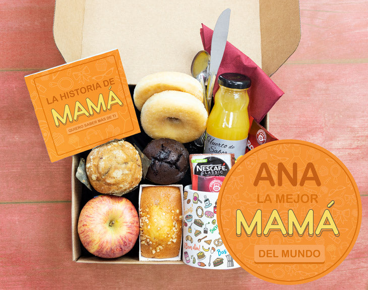 Caja de desayuno "Feliz Cumpleaños"