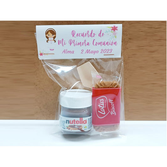 Pack Nutella comunión niña diadema