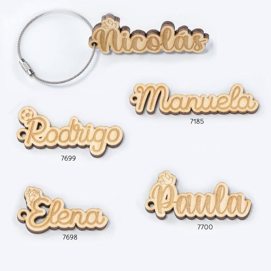 Marcasitios Llavero de Madera