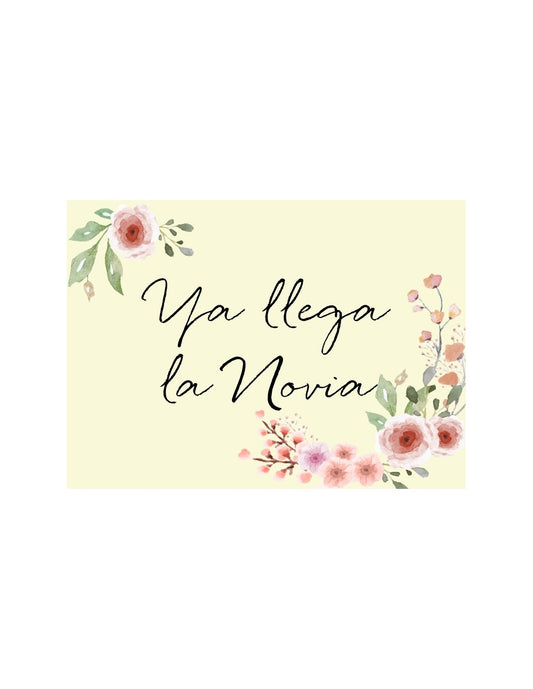 Cartel Personalizado Boda